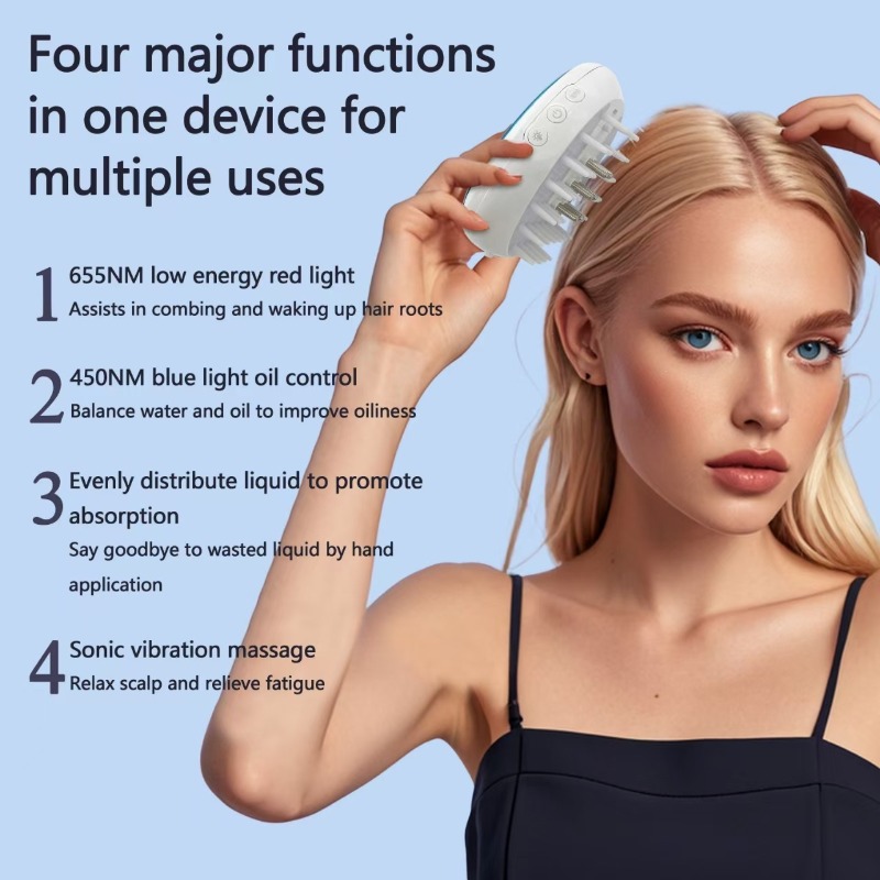 Hair Scalp Massager - Ролик-аппликатор для миноксидила с массажной насадкой