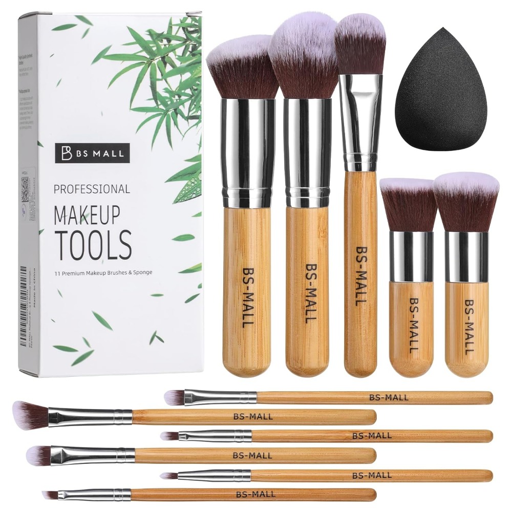 Blush Brush Kabuki - BS-MALL Набор кистей для макияжа 11