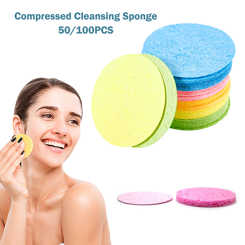 Electric Face Cleanser Brush - 50/100 шт., хлопковые чистящие щётки из