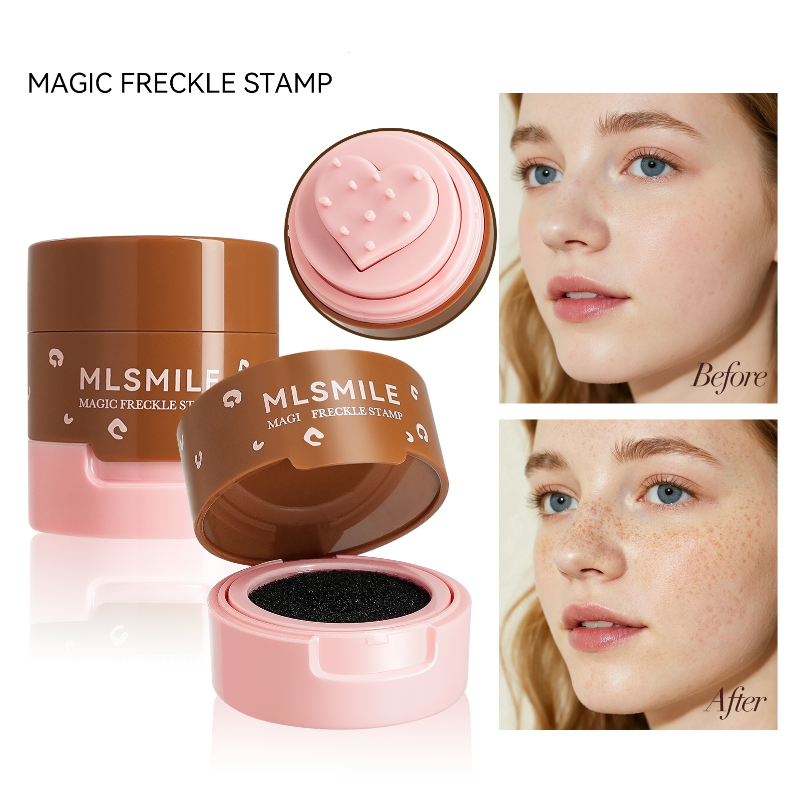 Beauty Mark Makeup - Силиконовый штамп-ручка для искусственных веснушек в