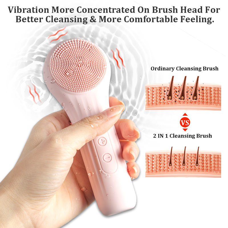 Electric Face Cleanser Brush - Водонепроницаемая электрическая щетка для очищения лица