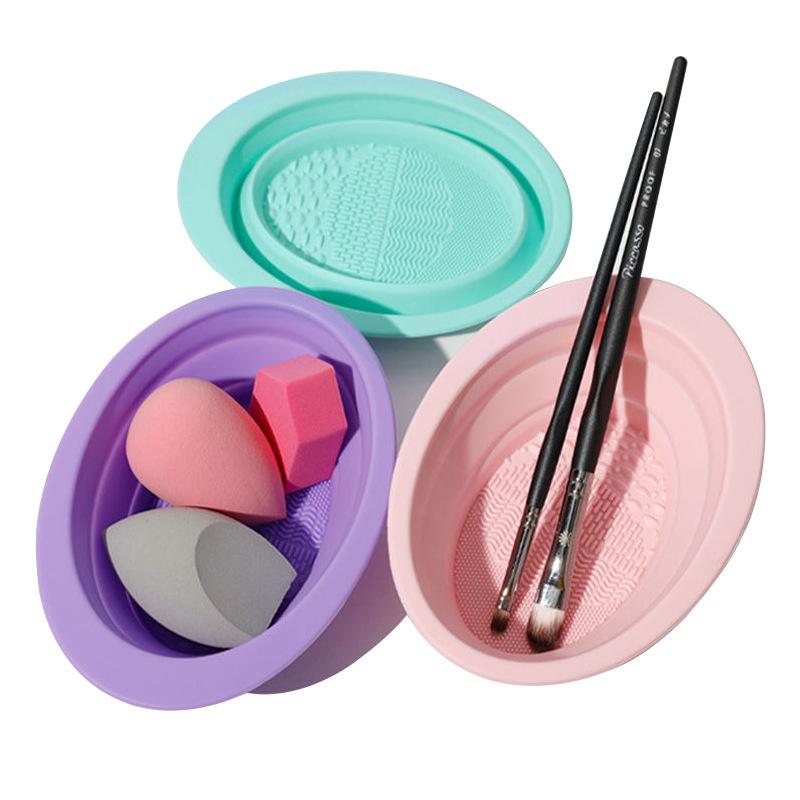 Складная миска для чистки пудр – обзор и цена Blush Brush Kabuki