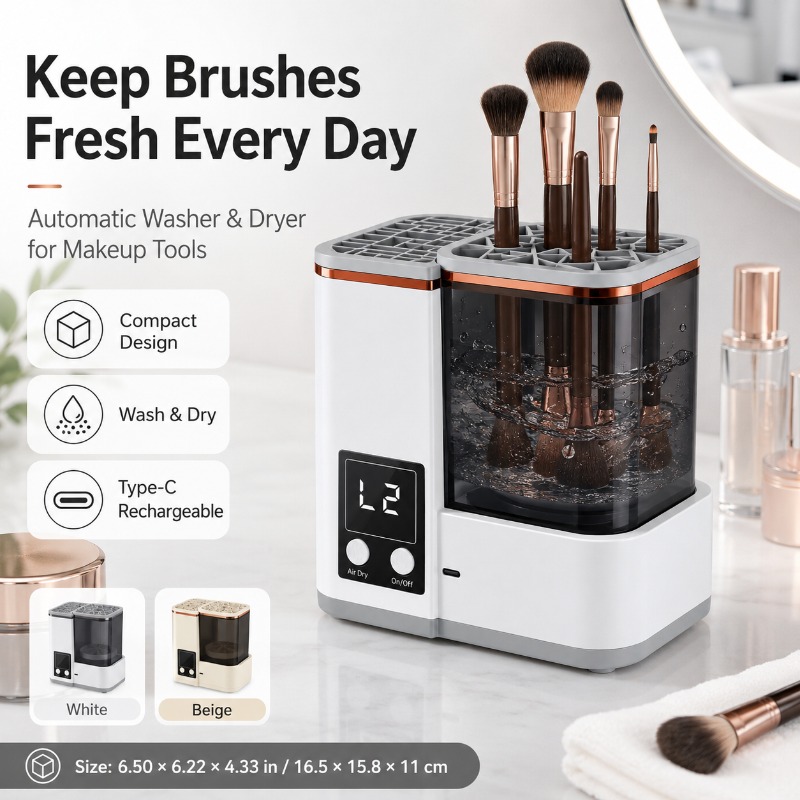 Компактная электрическая вихре – обзор и цена Makeup Brush Set