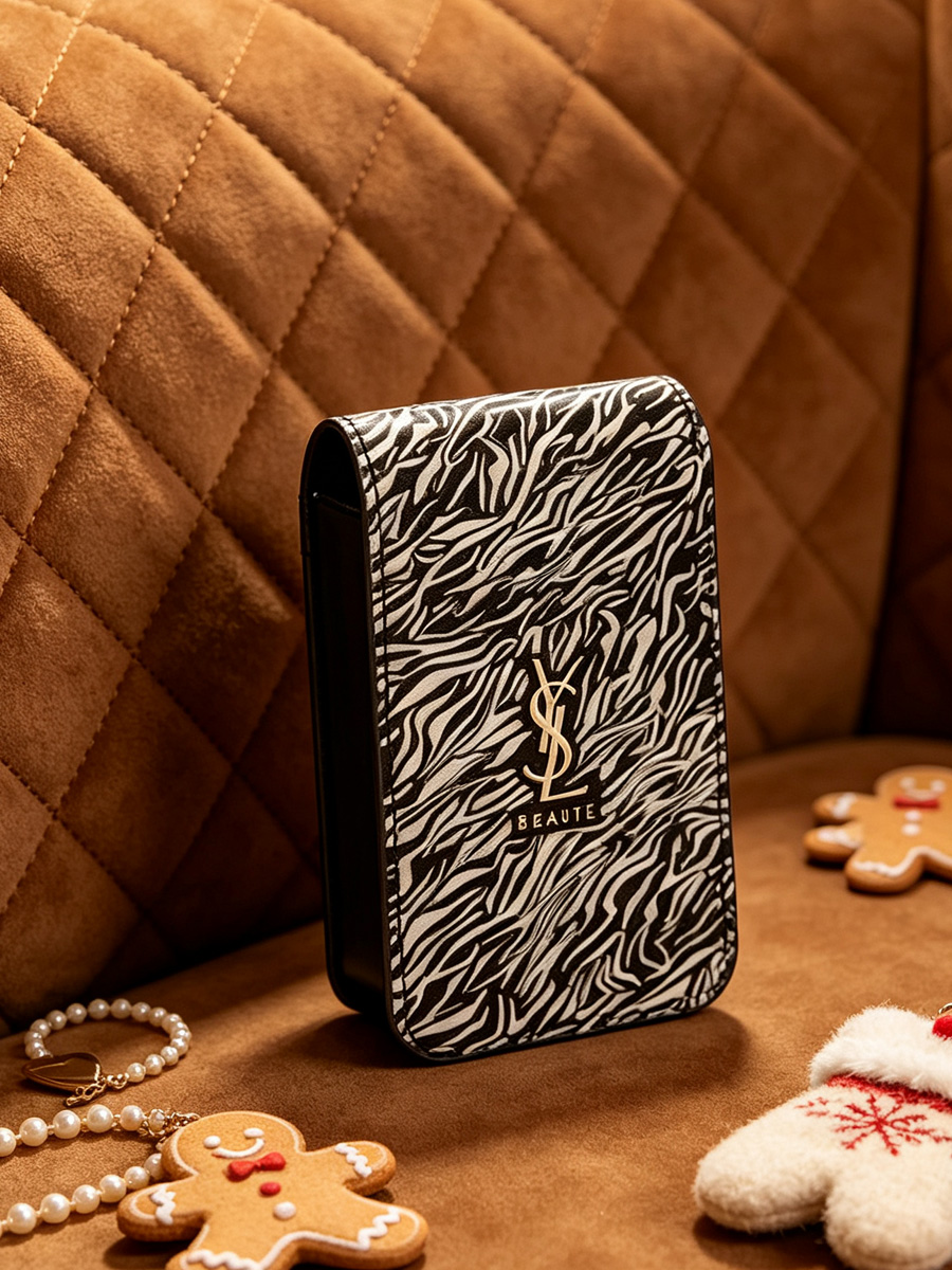 Косметичка YSL с принтом зебры – обзор и цена Ysl Beauty Makeup Bag