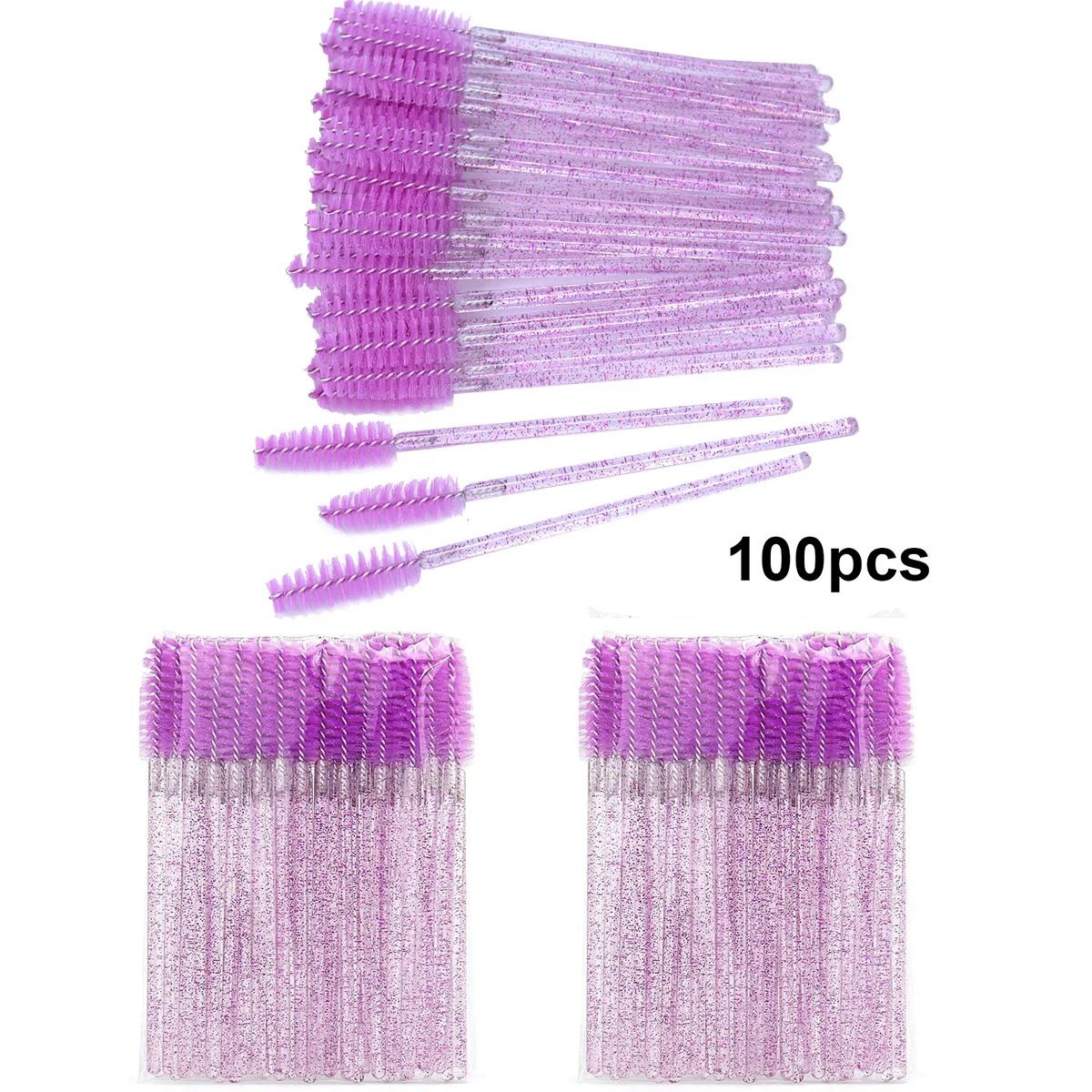 100 шт. одноразовые кисти для  – обзор и цена Makeup Brush Set