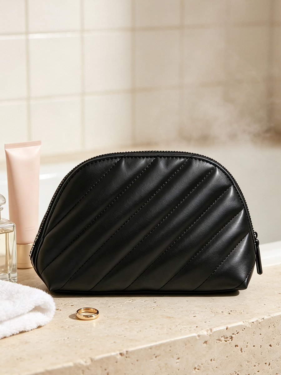 Черная косметичка YSL с узором – обзор и цена Ysl Beauty Makeup Bag