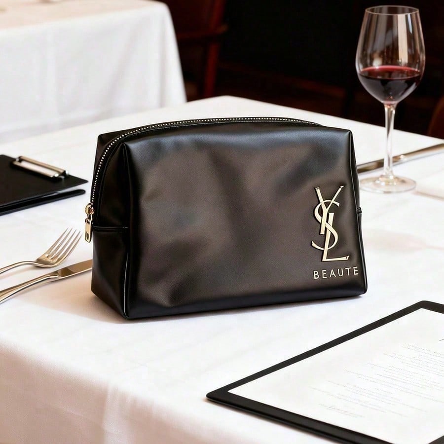 Классическая черная косметичка – обзор и цена Ysl Beauty Makeup Bag