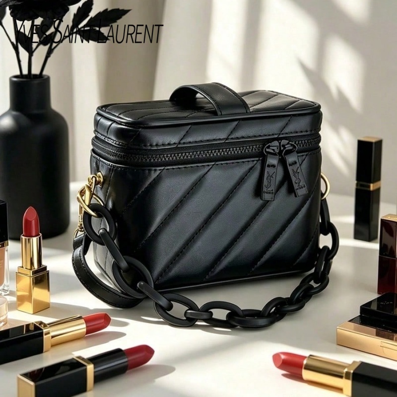 Сумка Yves Saint Laurent, черн – обзор и цена Ysl Beauty Makeup Bag