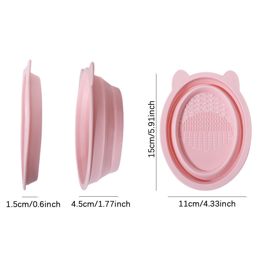 Складная силиконовая чаша для  – обзор и цена Makeup Brush Set