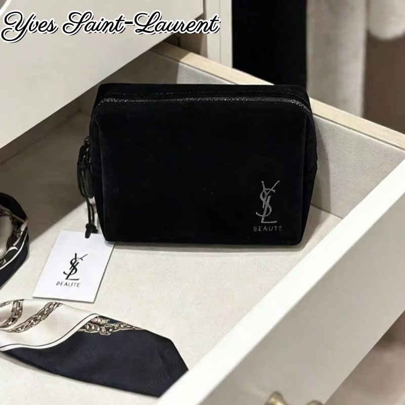 Косметичка в стиле YSL с черны – обзор и цена Ysl Beauty Makeup Bag